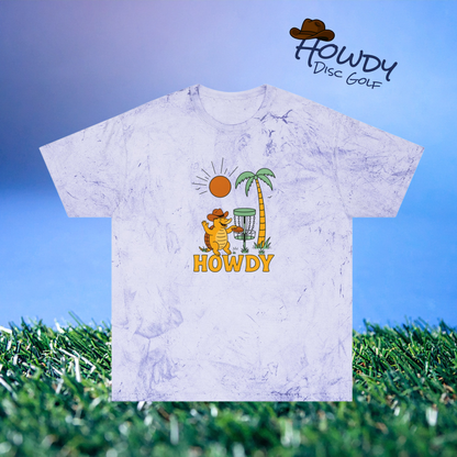 Disc Golf Armadillo Color Blast T-Shirt