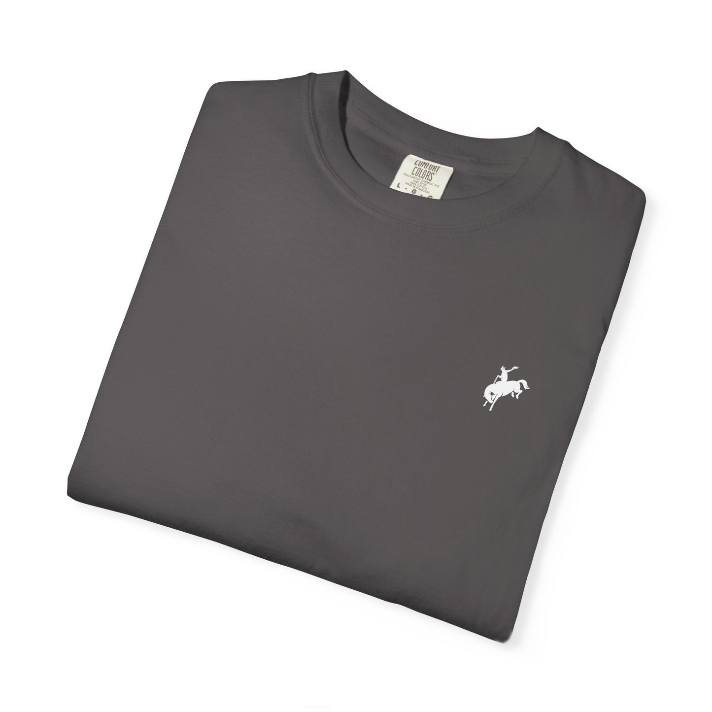 Bucking Bronco Tee- Rope Logo On Back