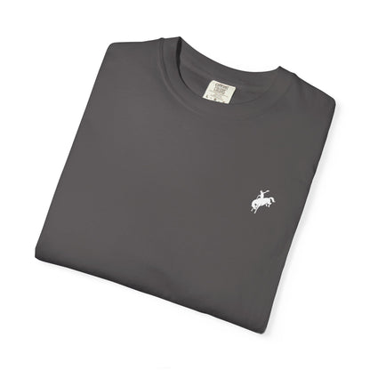 Bucking Bronco Tee- Rope Logo On Back