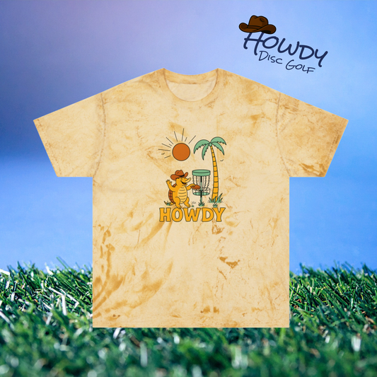 Disc Golf Armadillo Color Blast T-Shirt