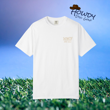 T-Shirt Howdy Disc Golf Logo Rope Letters