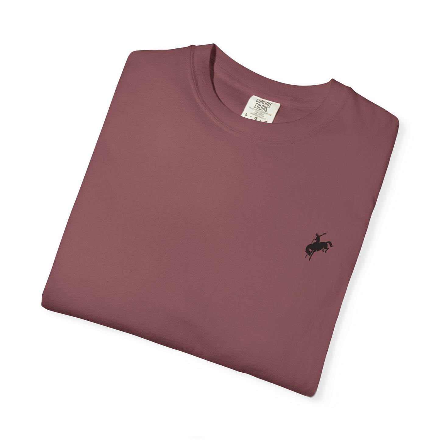 Bucking Bronco Tee- Rope Logo On Back