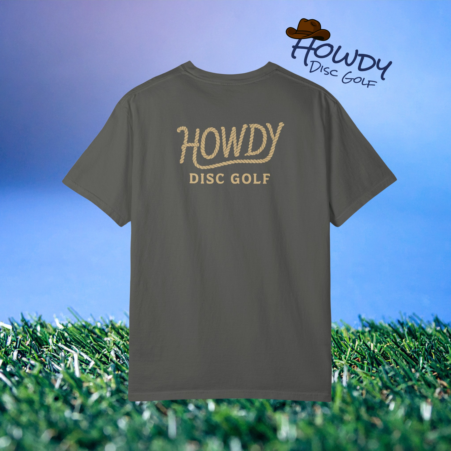 Bucking Bronco Tee- Rope Logo On Back