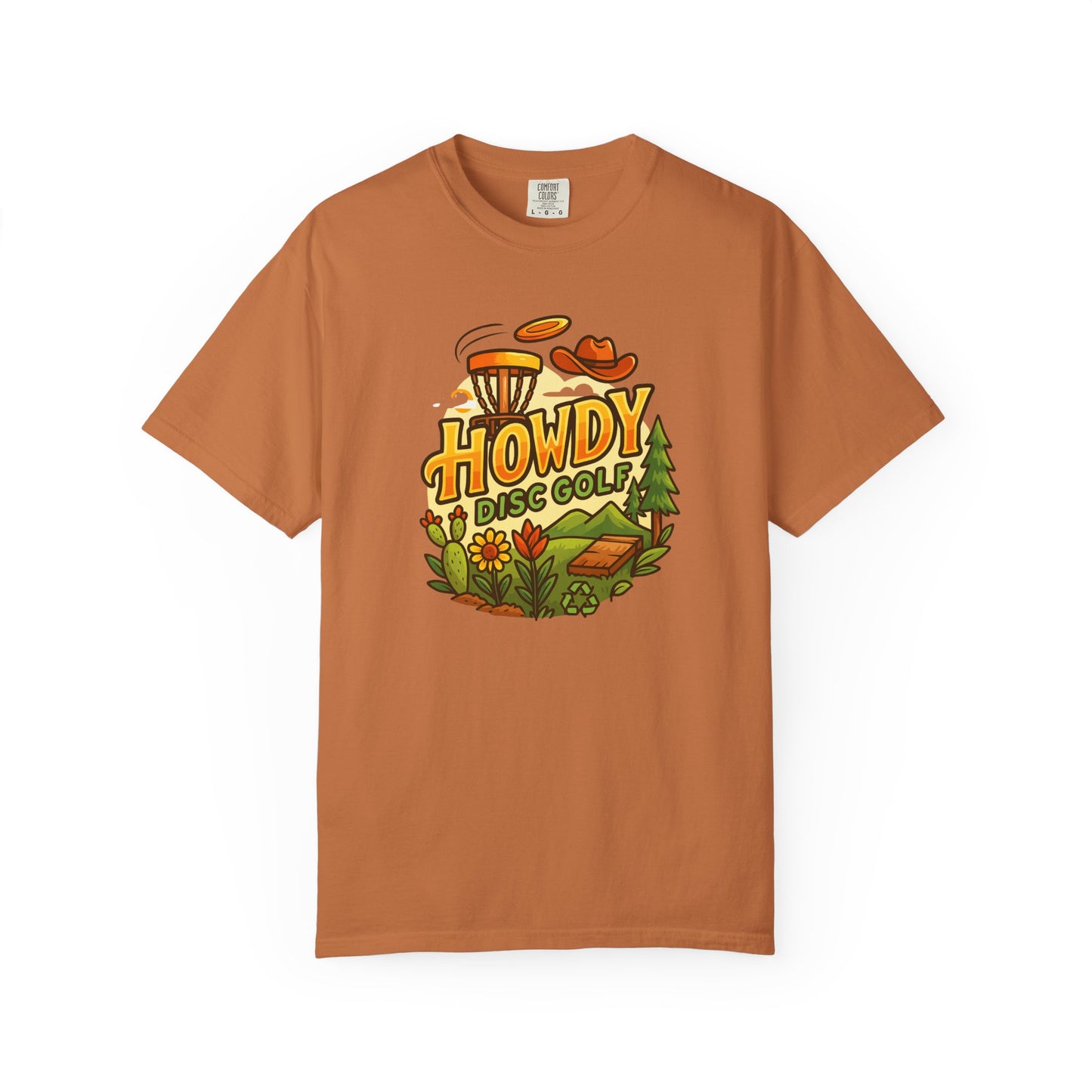 Howdy Disc Golf T-Shirt, Unisex Short Sleeve Tee, Casual Wear, Outdoor Sports Apparel, Summer Gift Idea