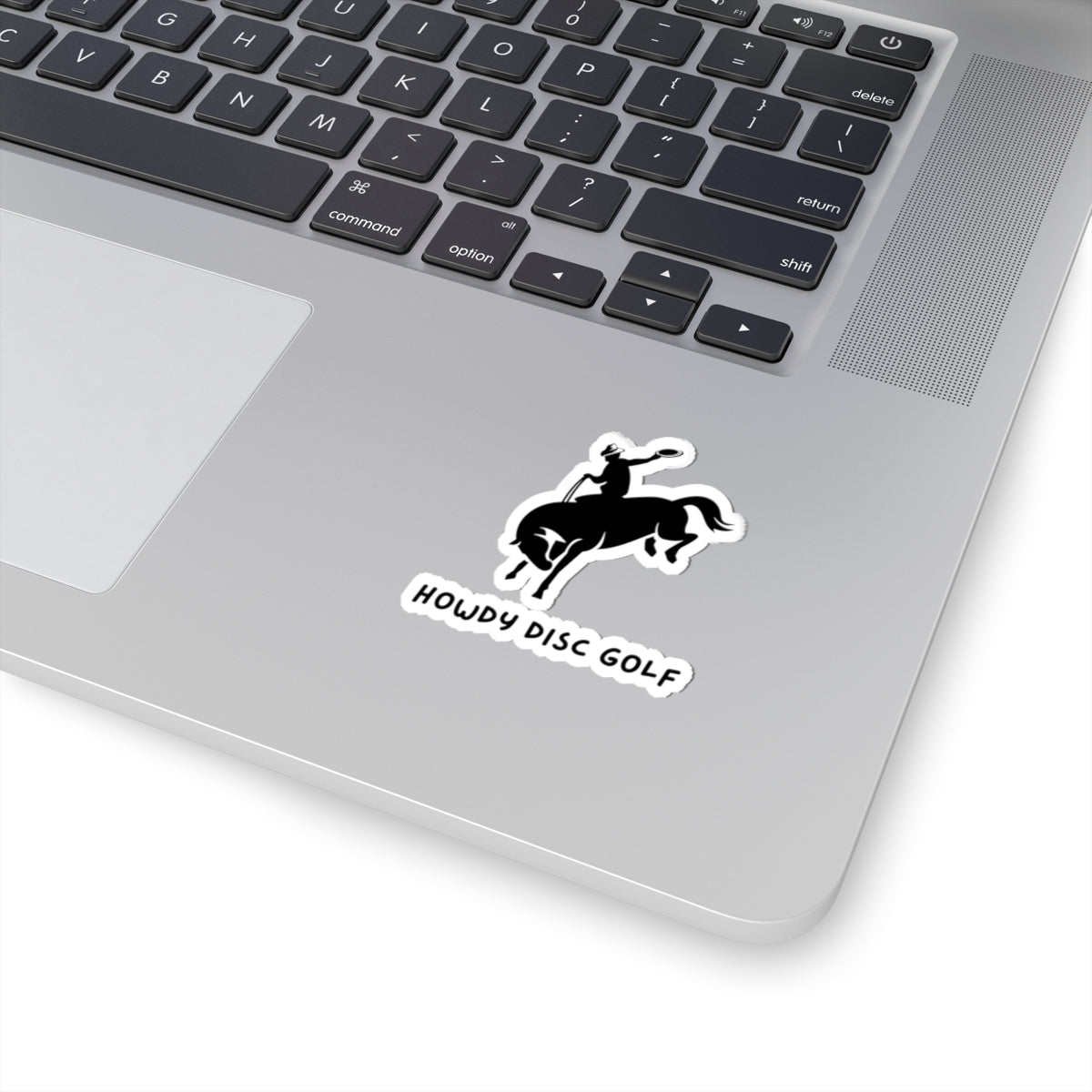 Howdy Disc Golf Logo,Vinyl Decal, Outdoor Sports Decor, Gift for Disc Golf Lovers