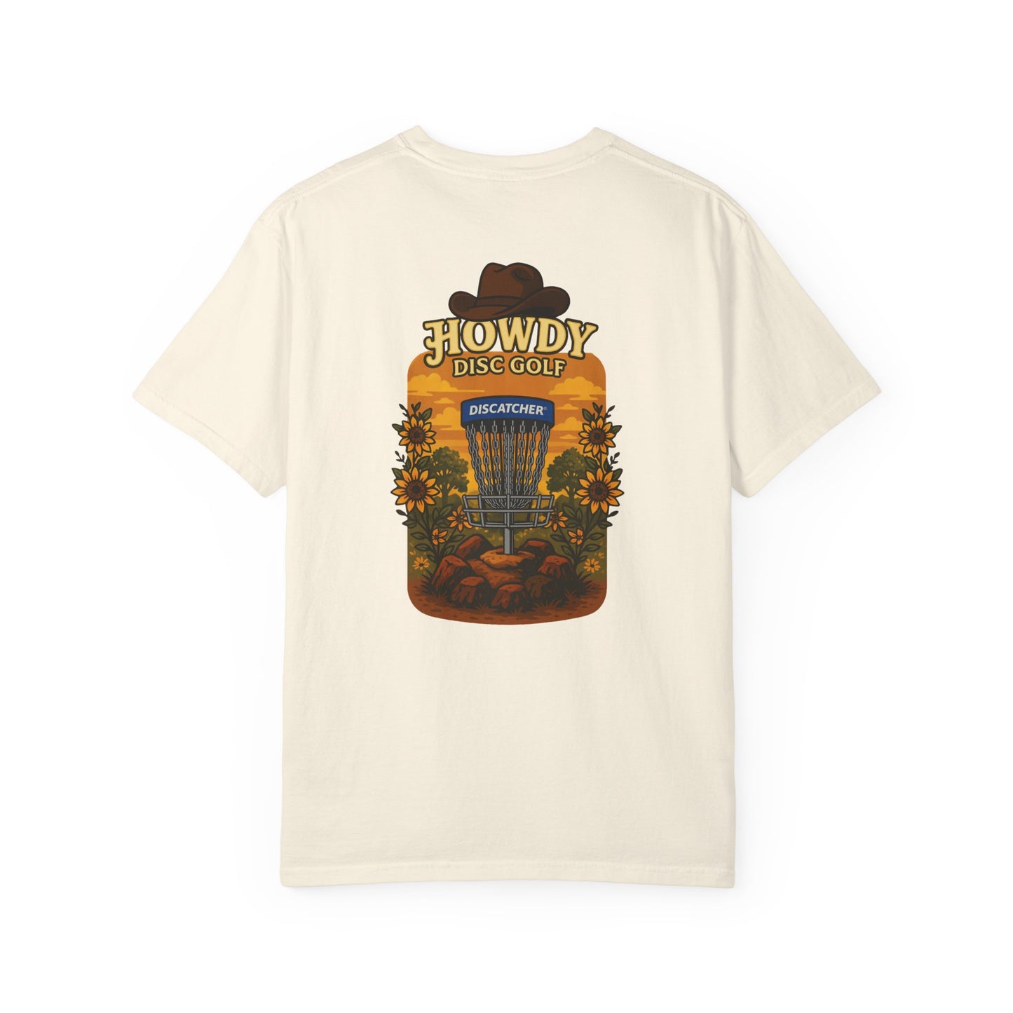 Howdy Disc Golf Sunflower Unisex Garment-Dyed T-Shirt | Casual Summer Tee, Gift for Disc Golf Enthusiasts, Fun Outdoor Activity Shirt, Nature [...]