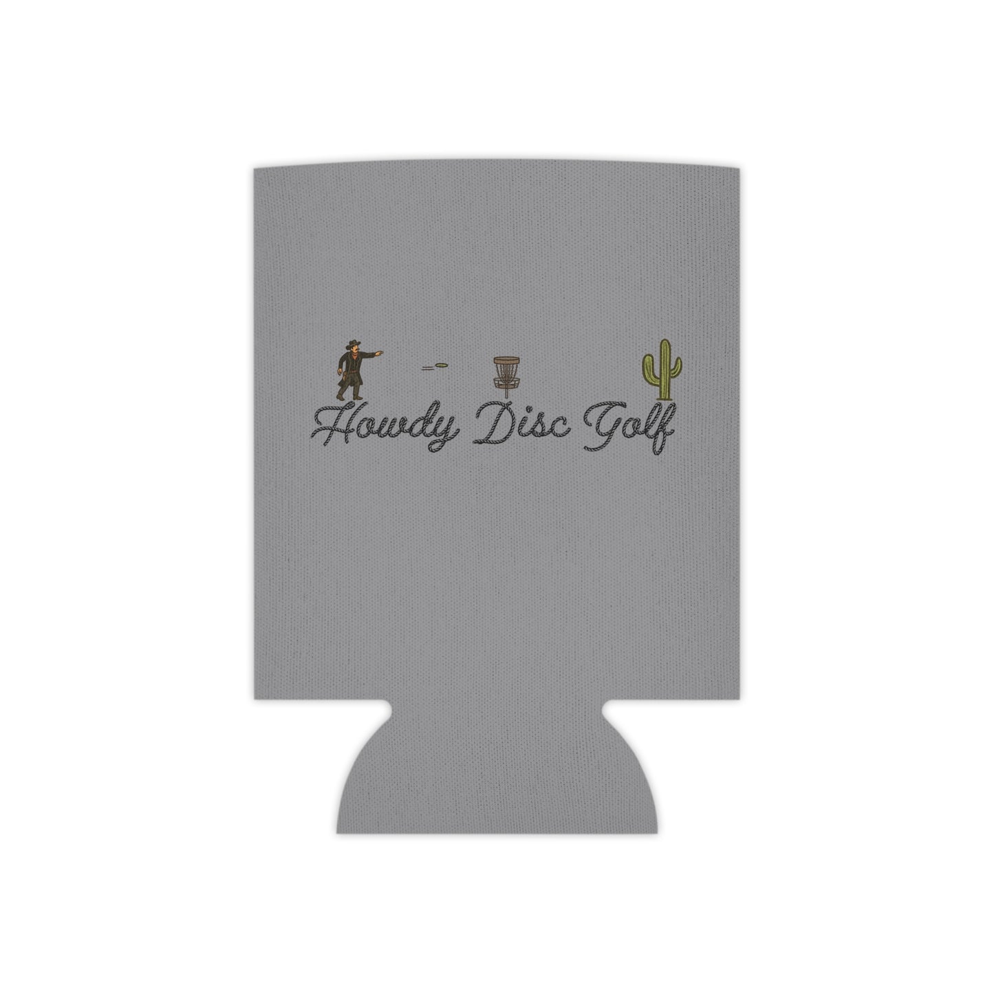 Howdy Disc Golf Can Cooler – Cowboy Throw Design