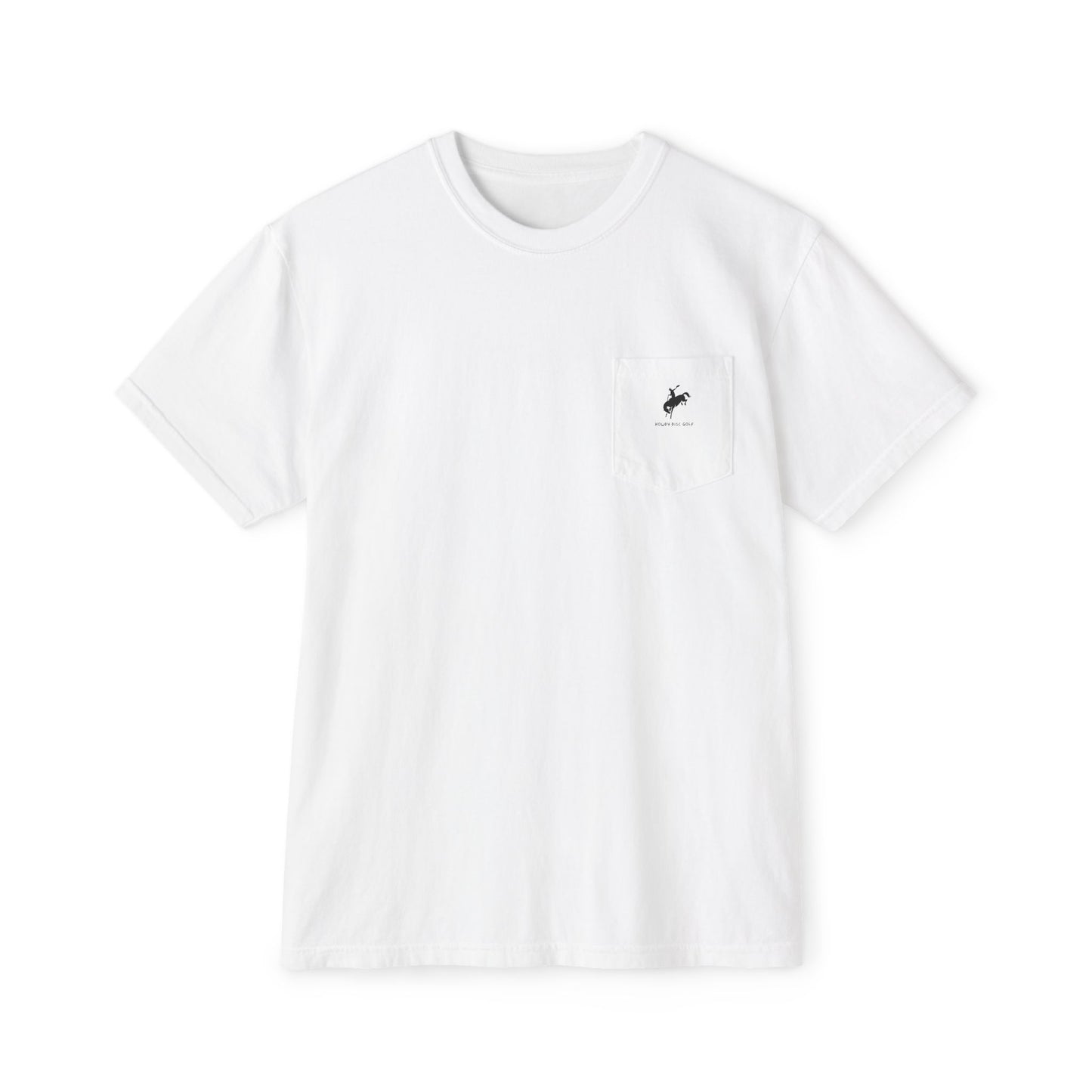 American Cowboy Huck -Patriotic Disc Golf Pocket Tee (Comfort Colors)