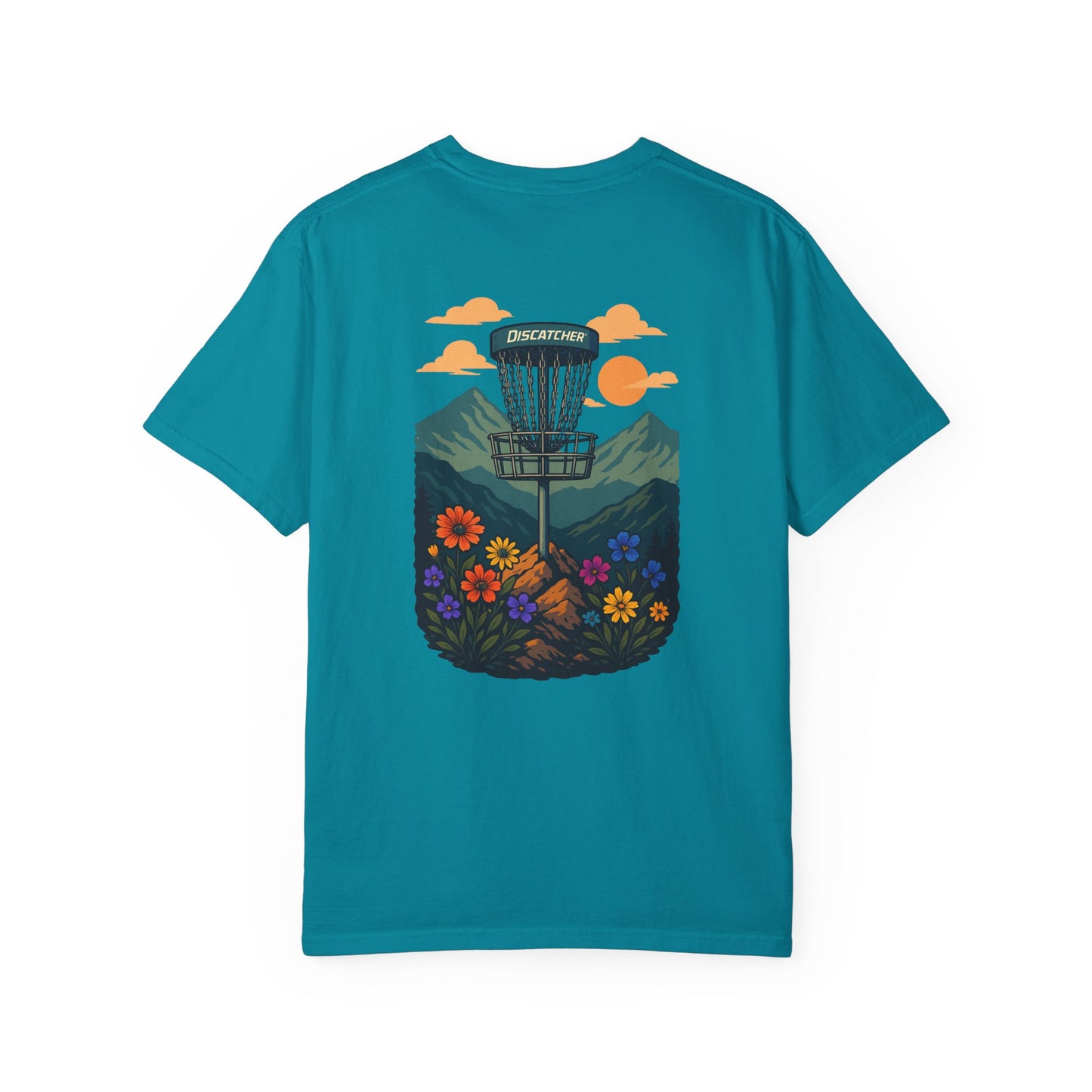 Howdy Mountain Disc Basket Unisex T-shirt