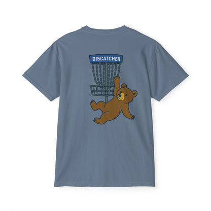 Pocket T-Shirt Playful Bear Hanging Basket Design