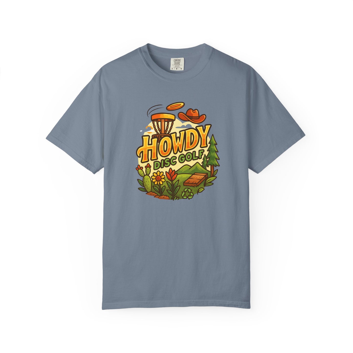 Howdy Disc Golf T-Shirt, Unisex Short Sleeve Tee, Casual Wear, Outdoor Sports Apparel, Summer Gift Idea
