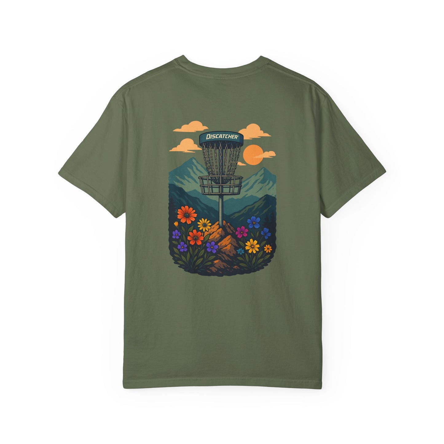 Howdy Mountain Disc Basket Unisex T-shirt