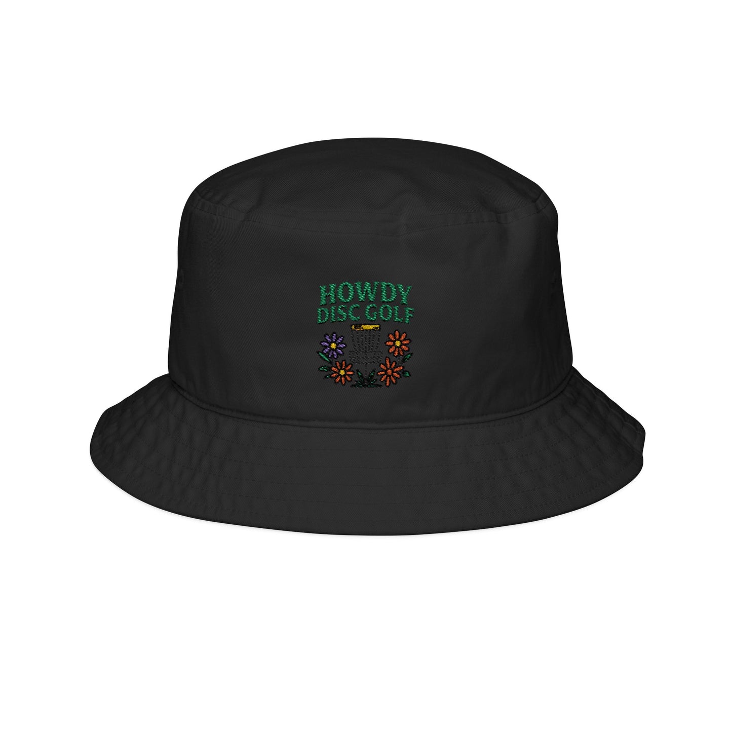 Howdy Disc Golf Embroidered Bucket Hat