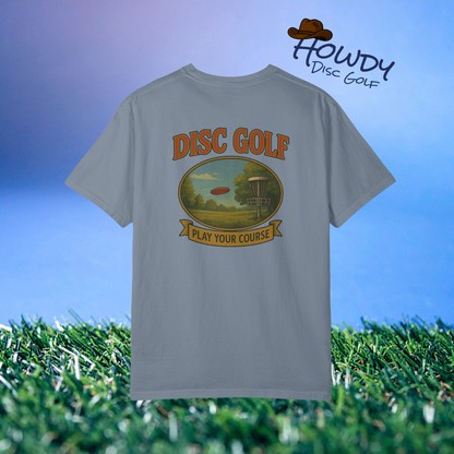 Vintage Disc Golf Tee - Play Your Course Unisex T-shirt