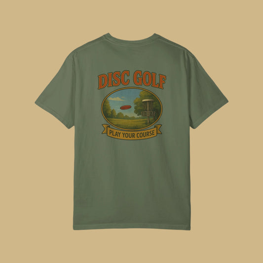 Vintage Disc Golf Tee - Play Your Course Unisex T-shirt