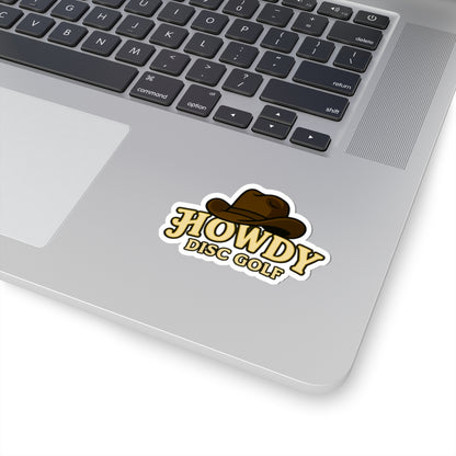 Howdy Disc Golf Cowboy Logo