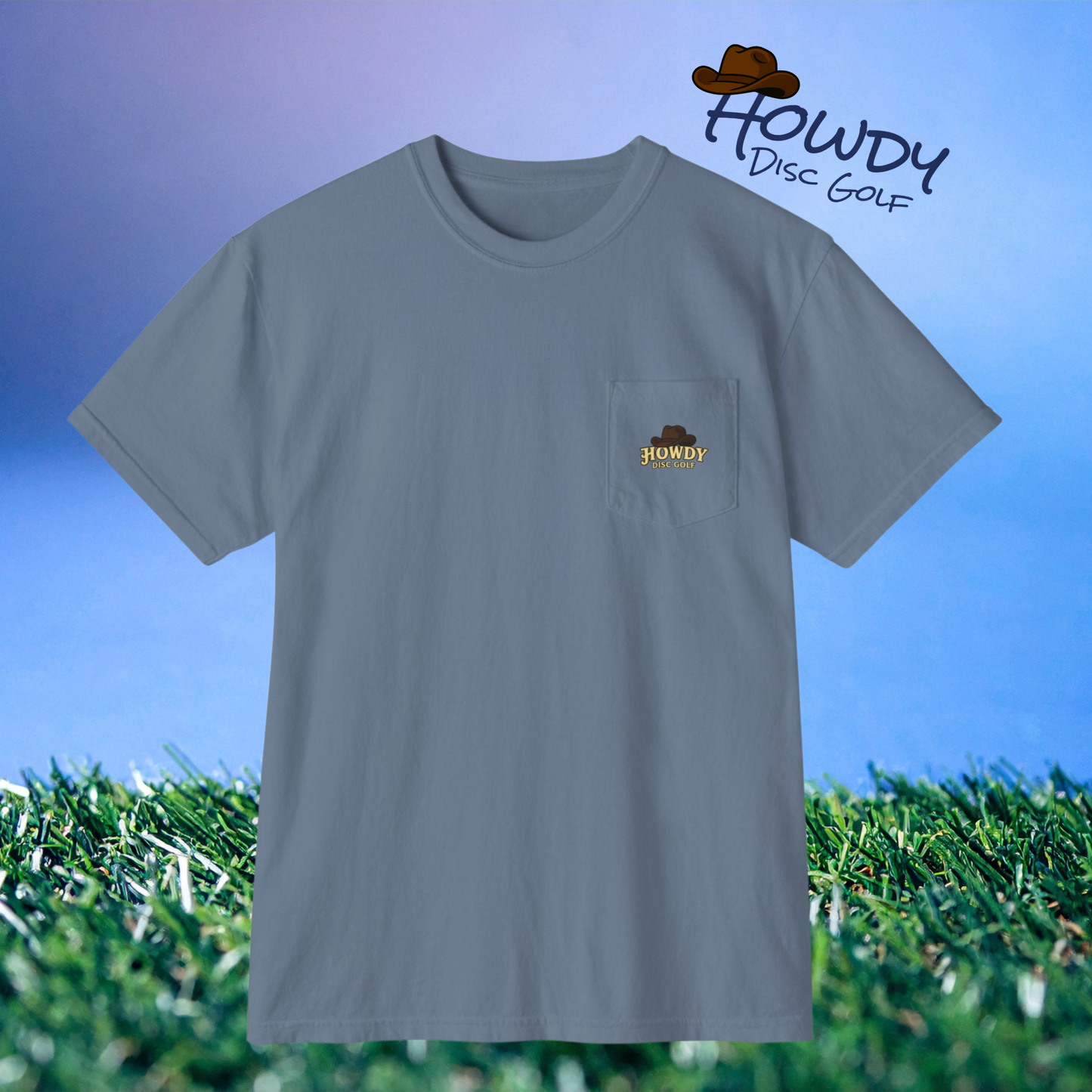 Howdy Discatcher Pocket Tee