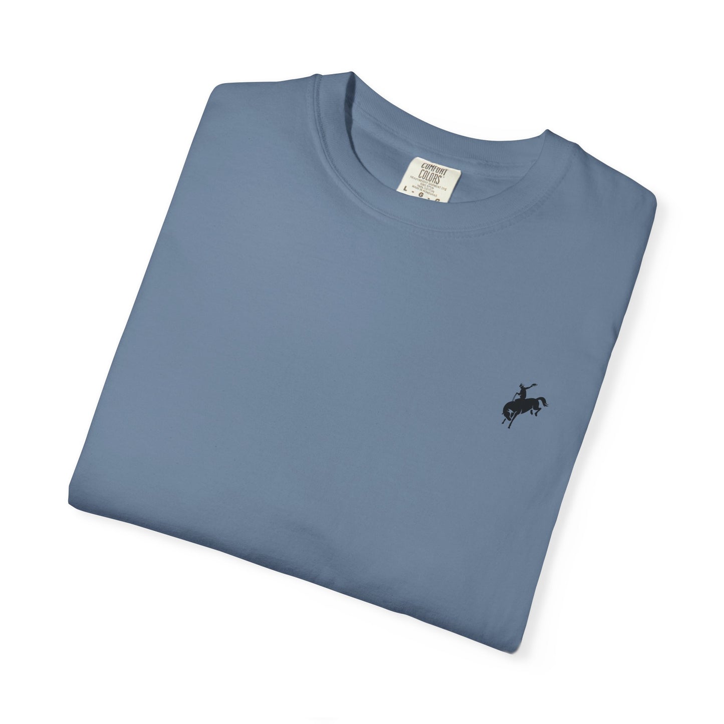 Bucking Bronco Tee- Rope Logo On Back