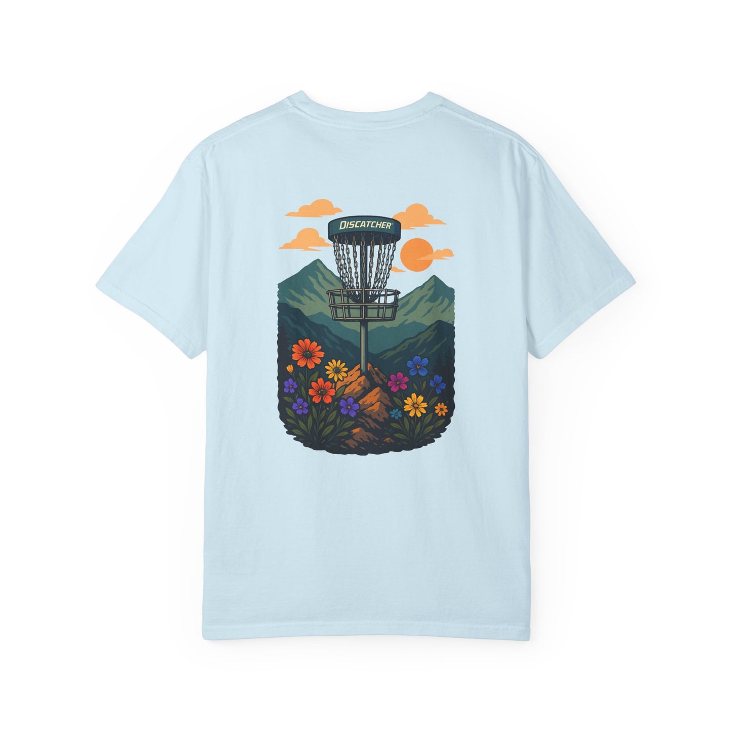 Howdy Mountain Disc Basket Unisex T-shirt