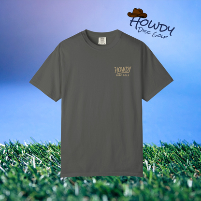 T-Shirt Howdy Disc Golf Logo Rope Letters