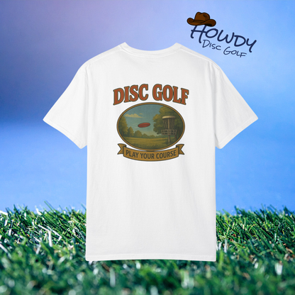 Vintage Disc Golf Tee - Play Your Course Unisex T-shirt