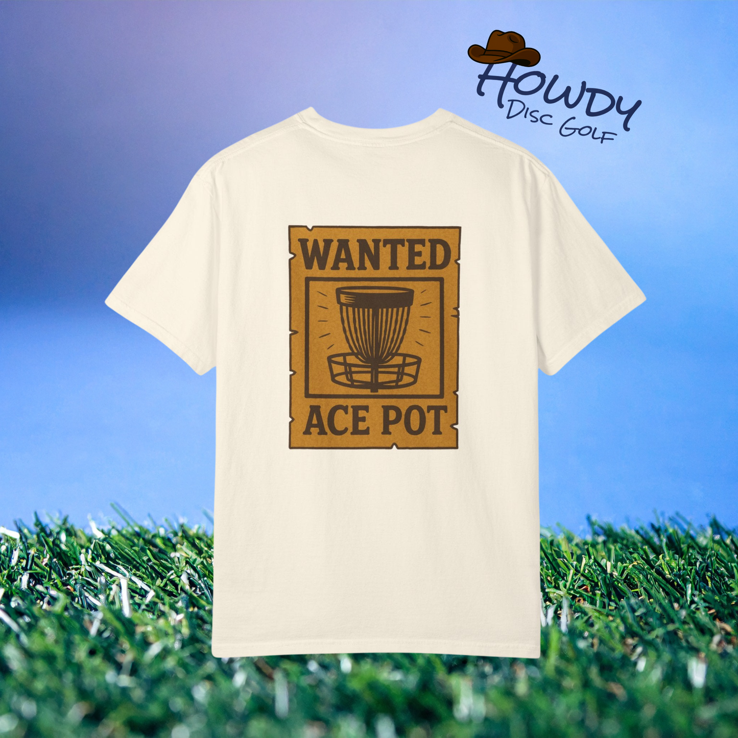 Wanted: Ace Pot Tee – Western Disc Golf Edition