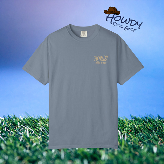 T-Shirt Howdy Disc Golf Logo Rope Letters