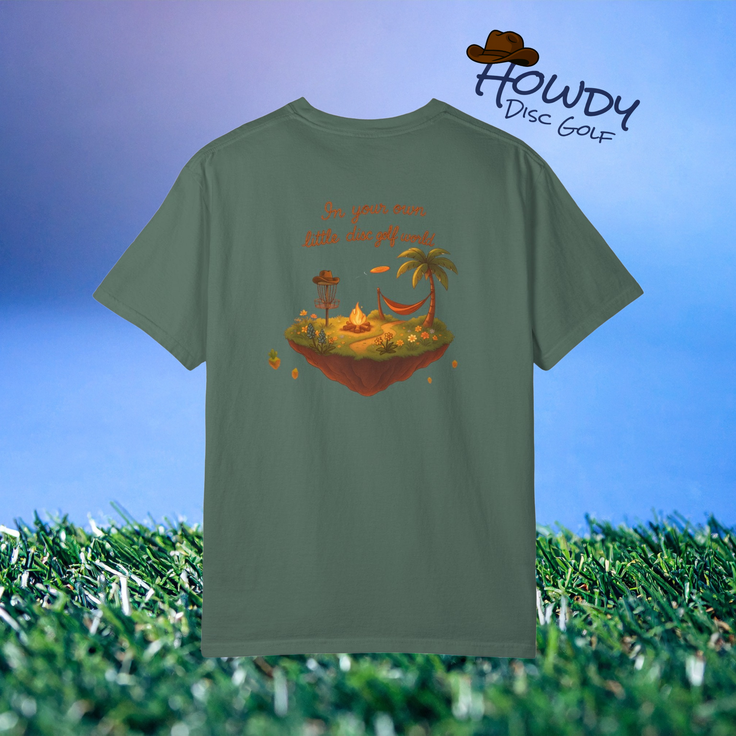 Howdy Disc Golf Graphic Tee - In Your Own Little World T-shirt