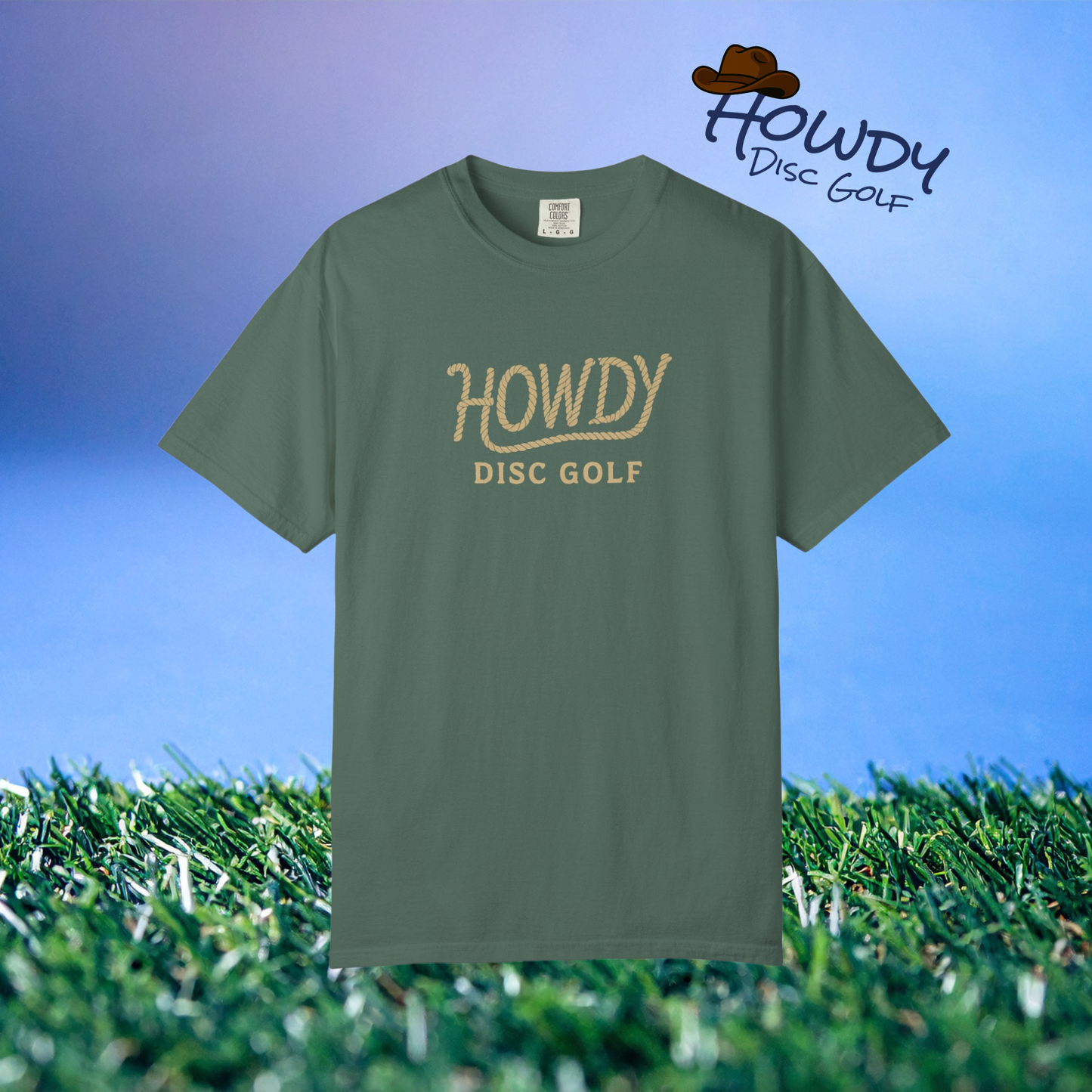 Howdy Rope Logo Tee – Classic Western Disc Golf Style