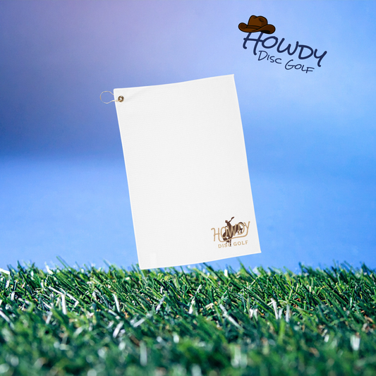 Howdy Disc Golf Towel – Keep It Clean, Play It Cool