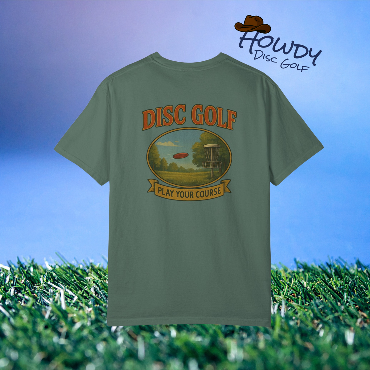 Vintage Disc Golf Tee - Play Your Course Unisex T-shirt